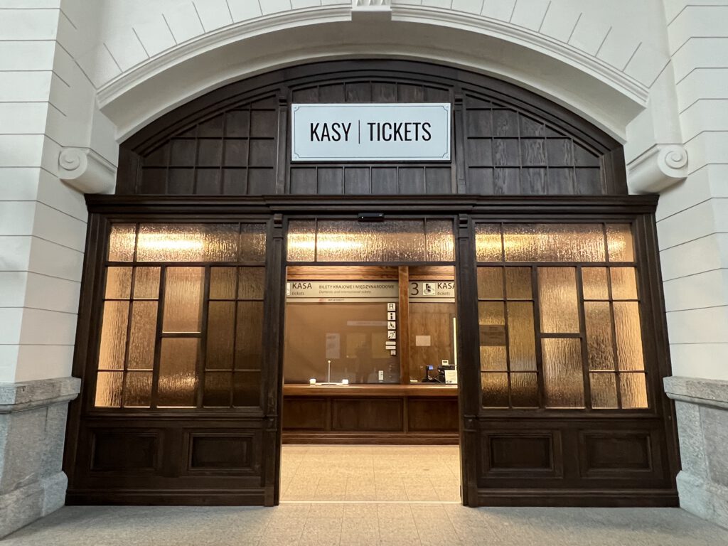 Ticketschalter Bahnhof Danzig
