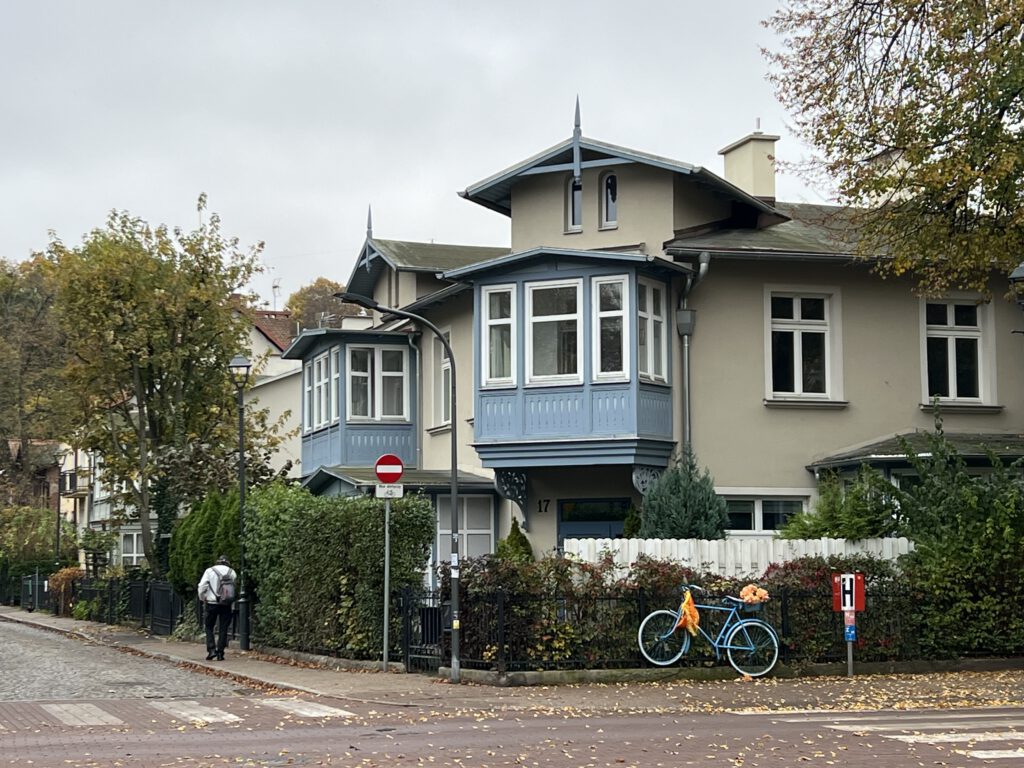Wohnhaus mit Erker in Sopot