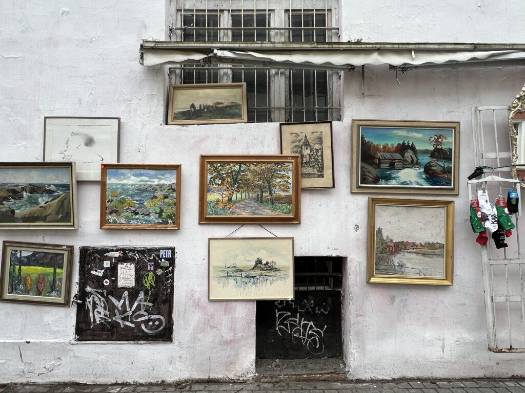 Trödelladen in der Straße Wajdeloty in Wrzeszcz