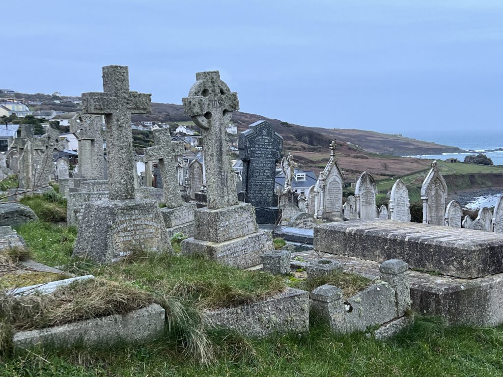 Gräber auf dem Barnoon Cemetery