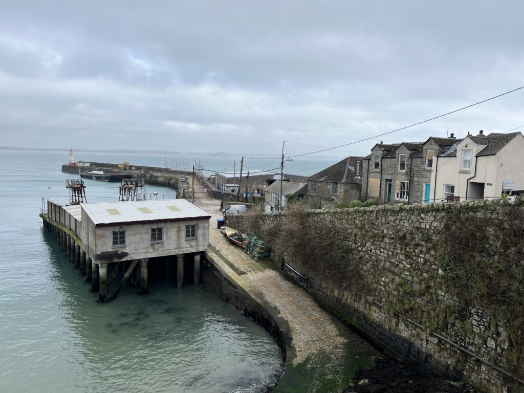 Haus auf Stelzen in Newlyn