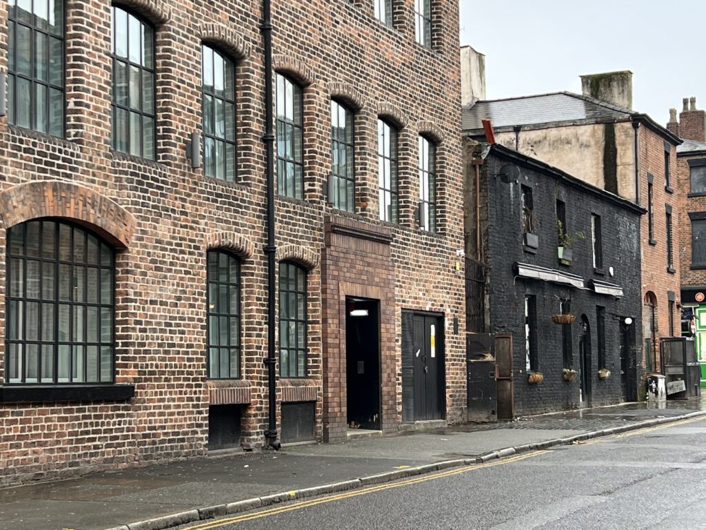 alte Lagerhäuser im Ropewalks Viertel