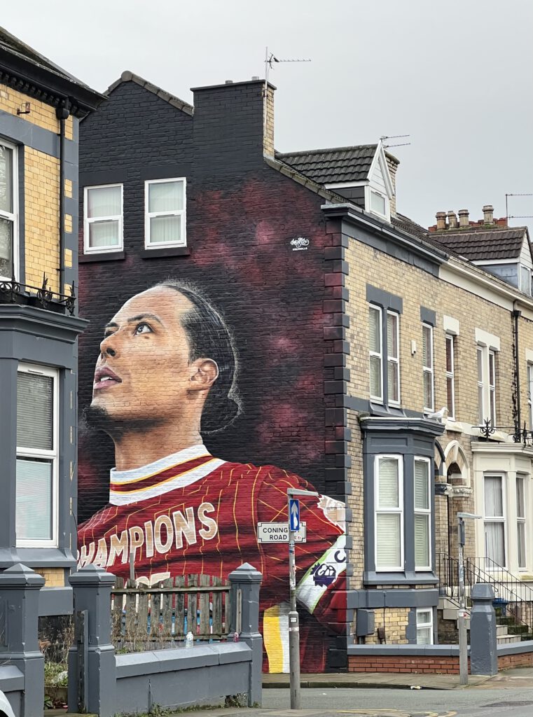 Virgil Van Dijk Mural