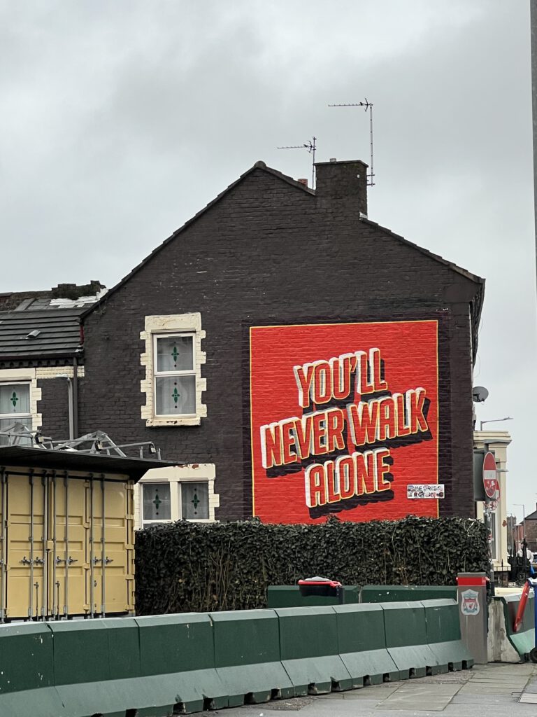 You'll never walk alone Mural