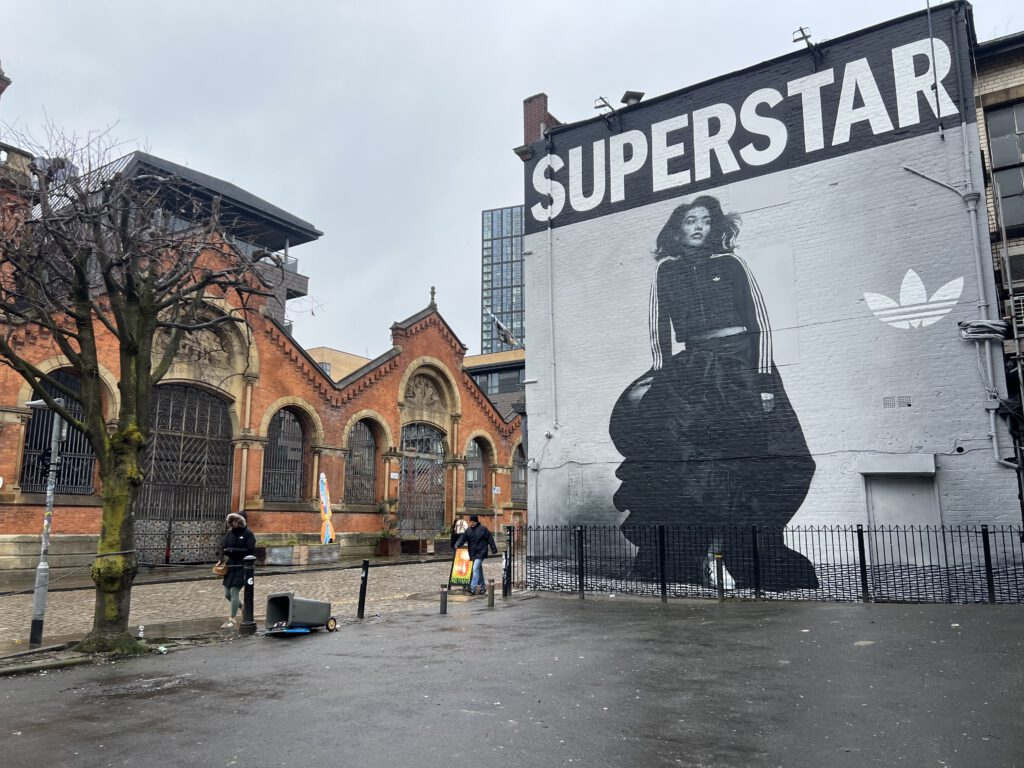 Superstar Street Art im Northern Quarter