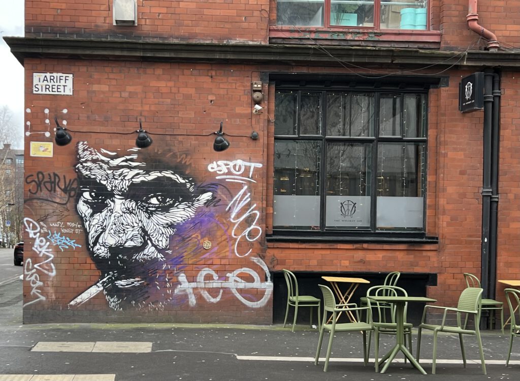 Graffiti in der Tarif Street