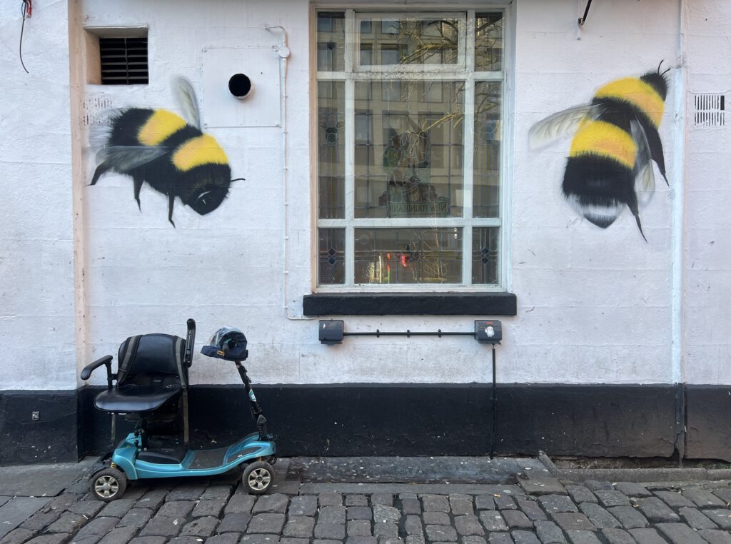 Bienen und Rollator