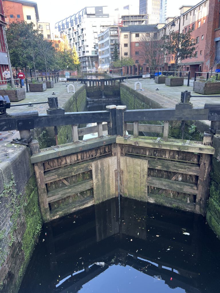 Schleuse am Rochdale Canal