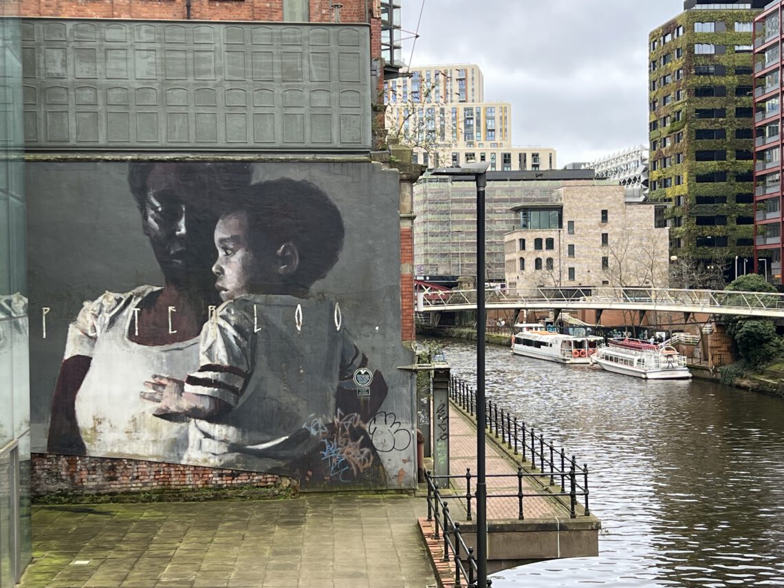 Street Art am River Irwell