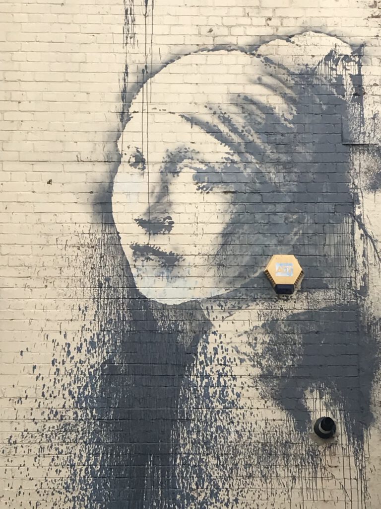 Das Mädchen mit dem Perlenohrring von Banksy