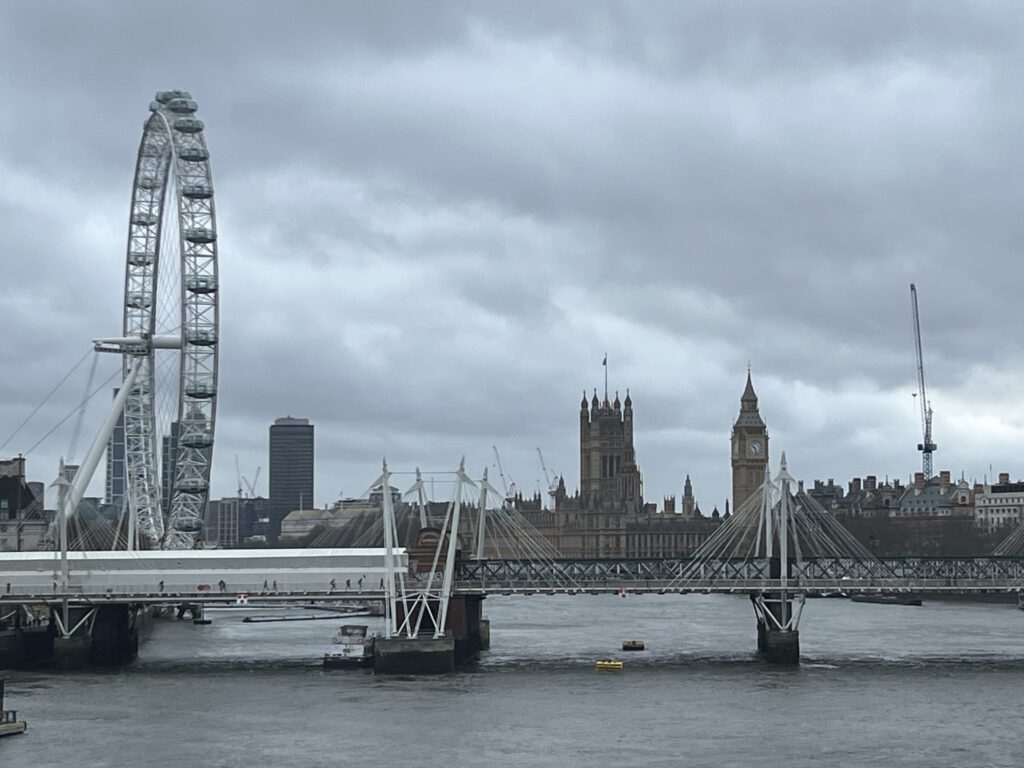 Blick auf London