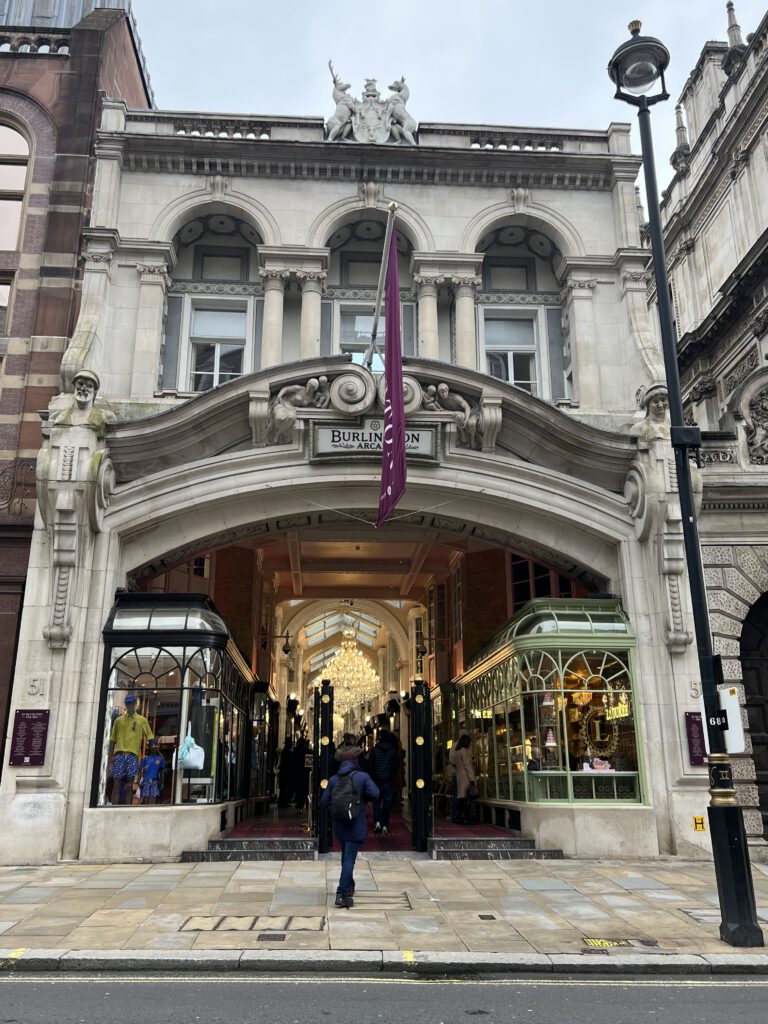 Burlington Arcade Eingang