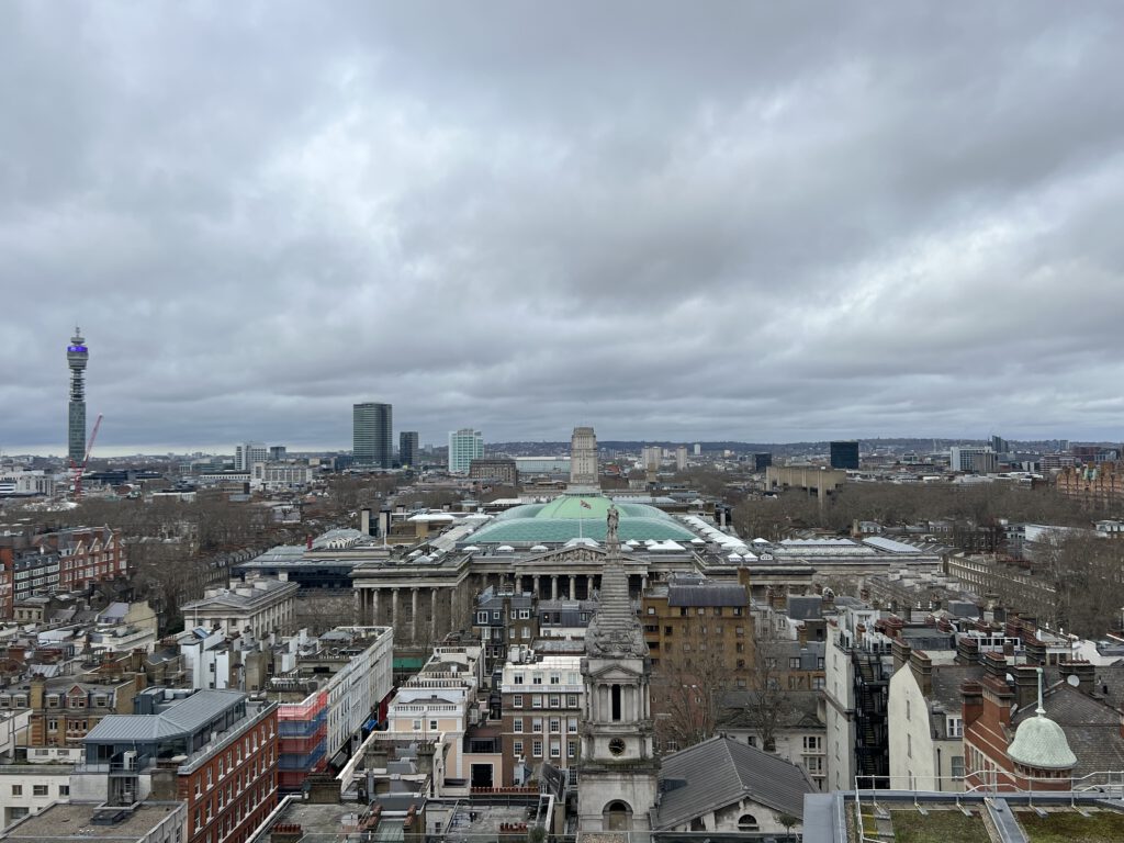 Aussicht von The Post Building Roof Garden