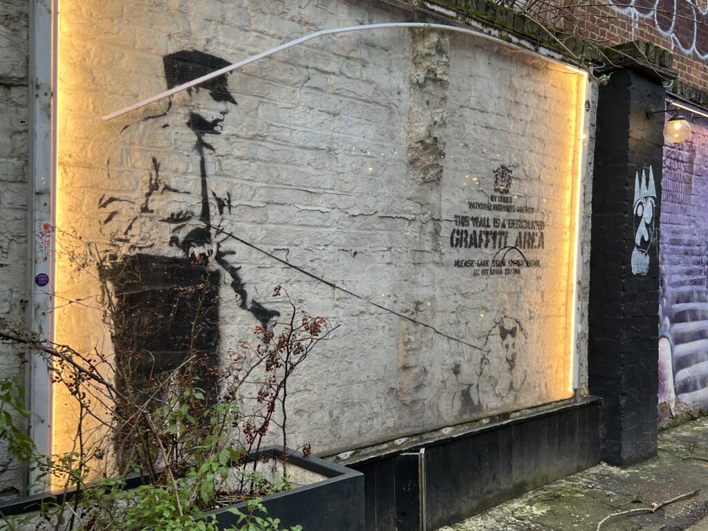 Banksy Graffiti Area East London
