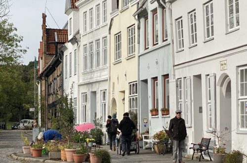 Trave-Ufer in Lübeck