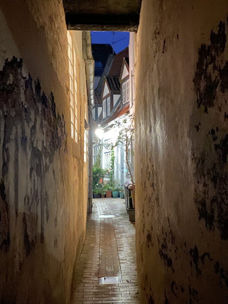 Gänge Lübeck 3 - bei Nacht
