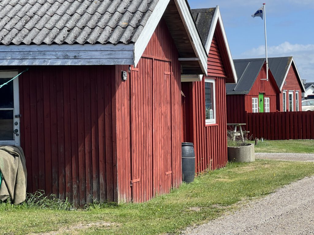 alte Fischerhütten in Ringkøbing